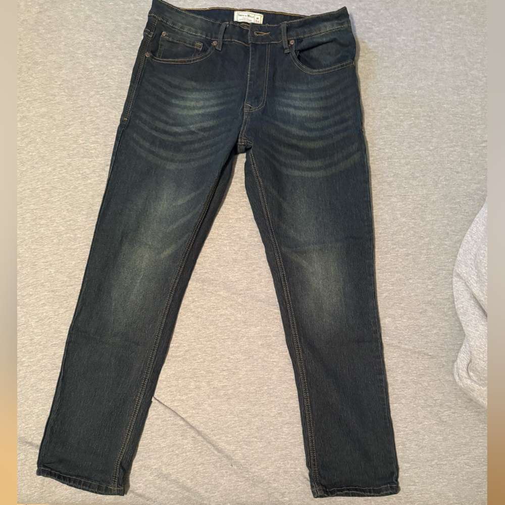 Men's Dark Blue Jeans